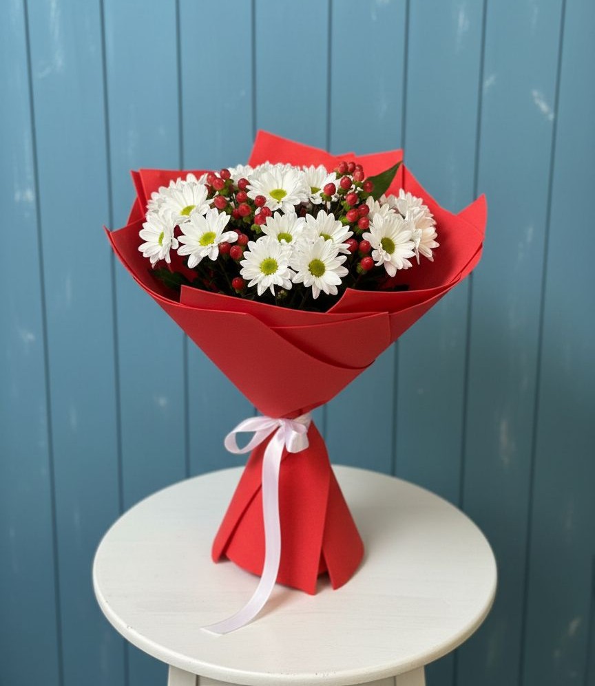 Букет цветов из: Хризантемы в Конобеево