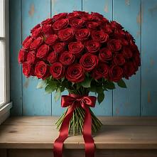 Букет Красные розы Блэк Меджик в Конобеево