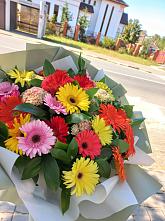 Букет цветов из:  Герберы #REPLACE_PRED# Конобеево