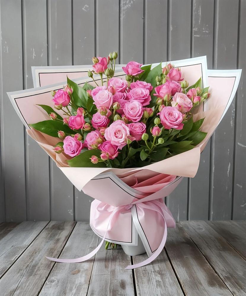 Букет Розовый кустик в Конобеево