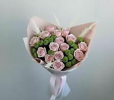 Букет цветов из:  Розы и Хризантемы в Конобеево
