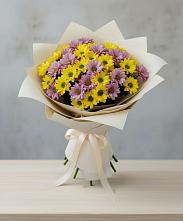 Букет цветов из:  Хризантемы в Конобеево