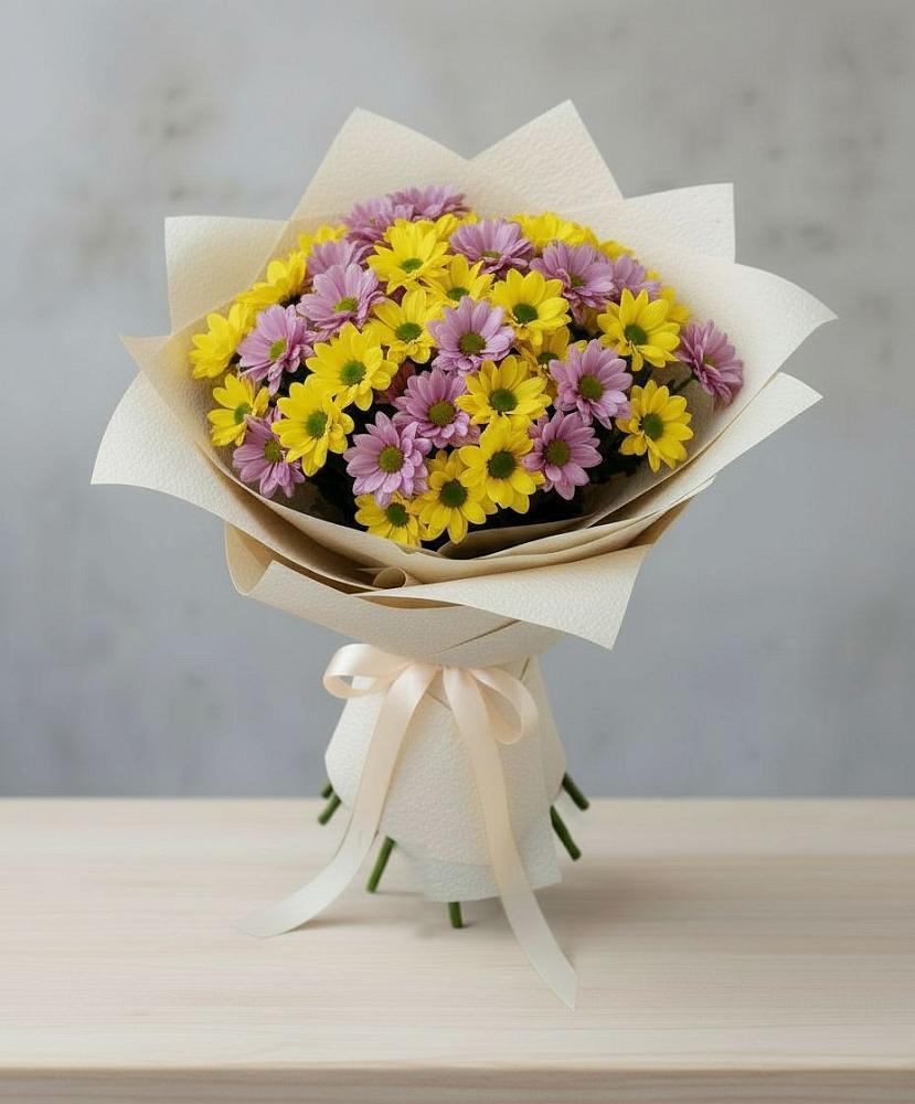 Букет цветов из: Хризантемы в Конобеево